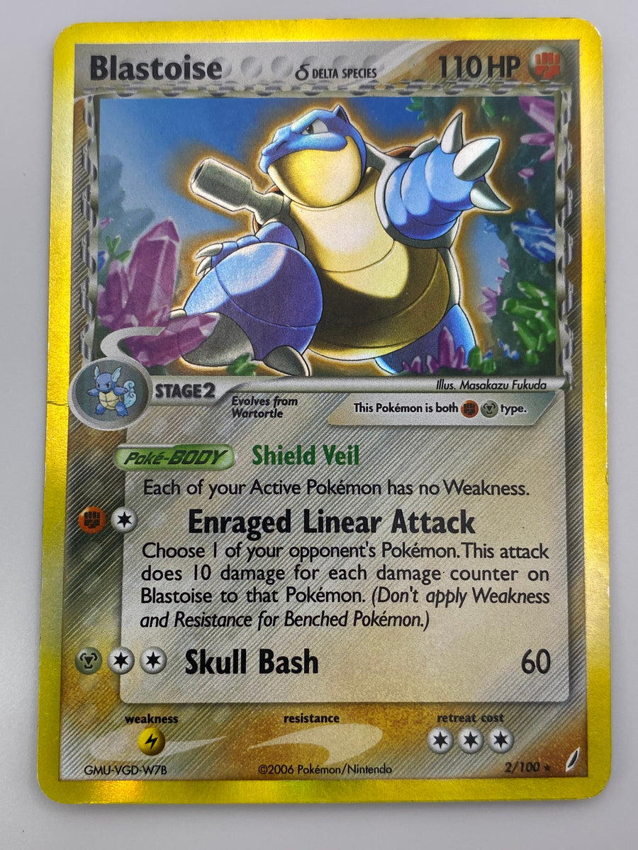 Blastoise Delta Species Holo Crystal Guardians MP-HP