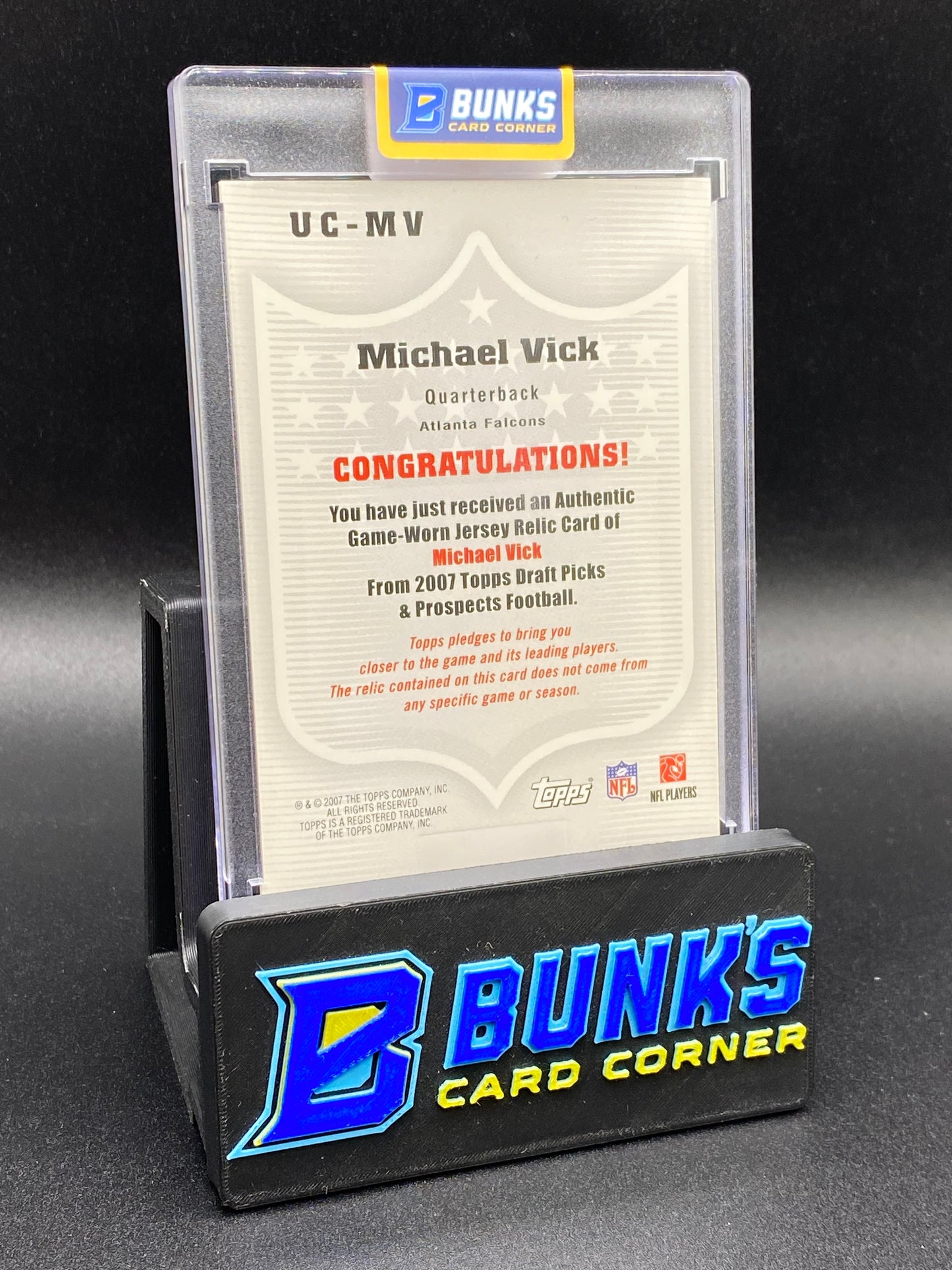 2007 Michael Vick Upperclassmen Class of '01 Patch