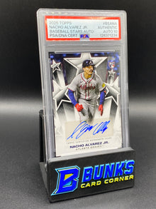 2025 Nacho Alvarez Jr. Auto Rc Baseball Stars PSA Auto 10