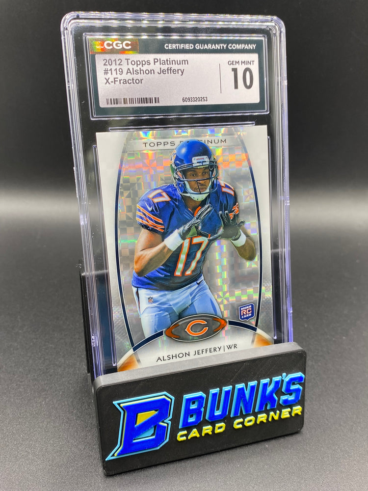 2012 Alshon Jeffery X-Fractor Rc CGC 10