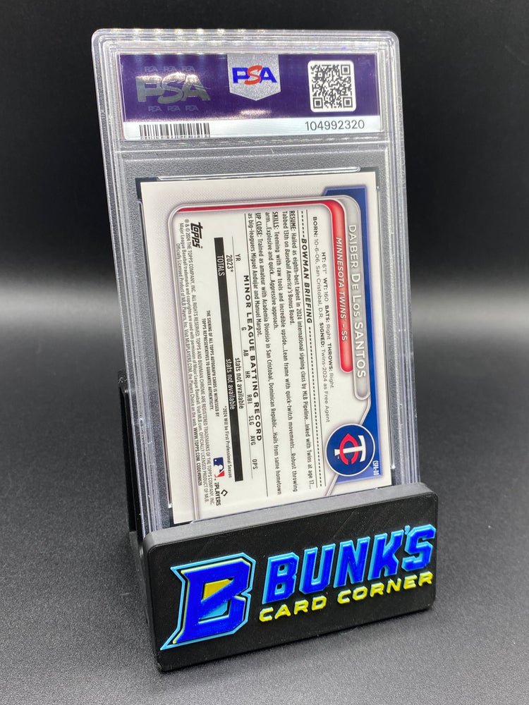 2024 Daiber De Los Santos Sapphire Edition Green Auto 24/99 PSA 9