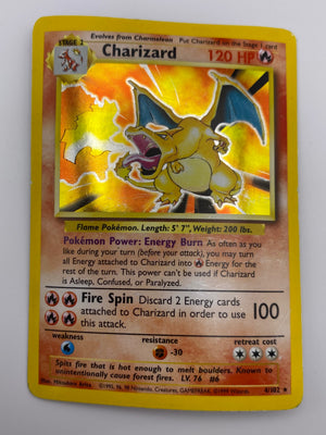 Charizard Holo Base Set HP