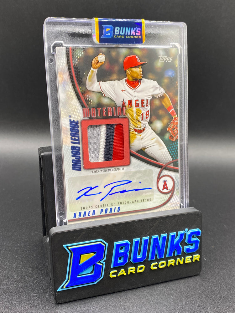 2025 Kyren Paris 5/5 Major League Material Auto