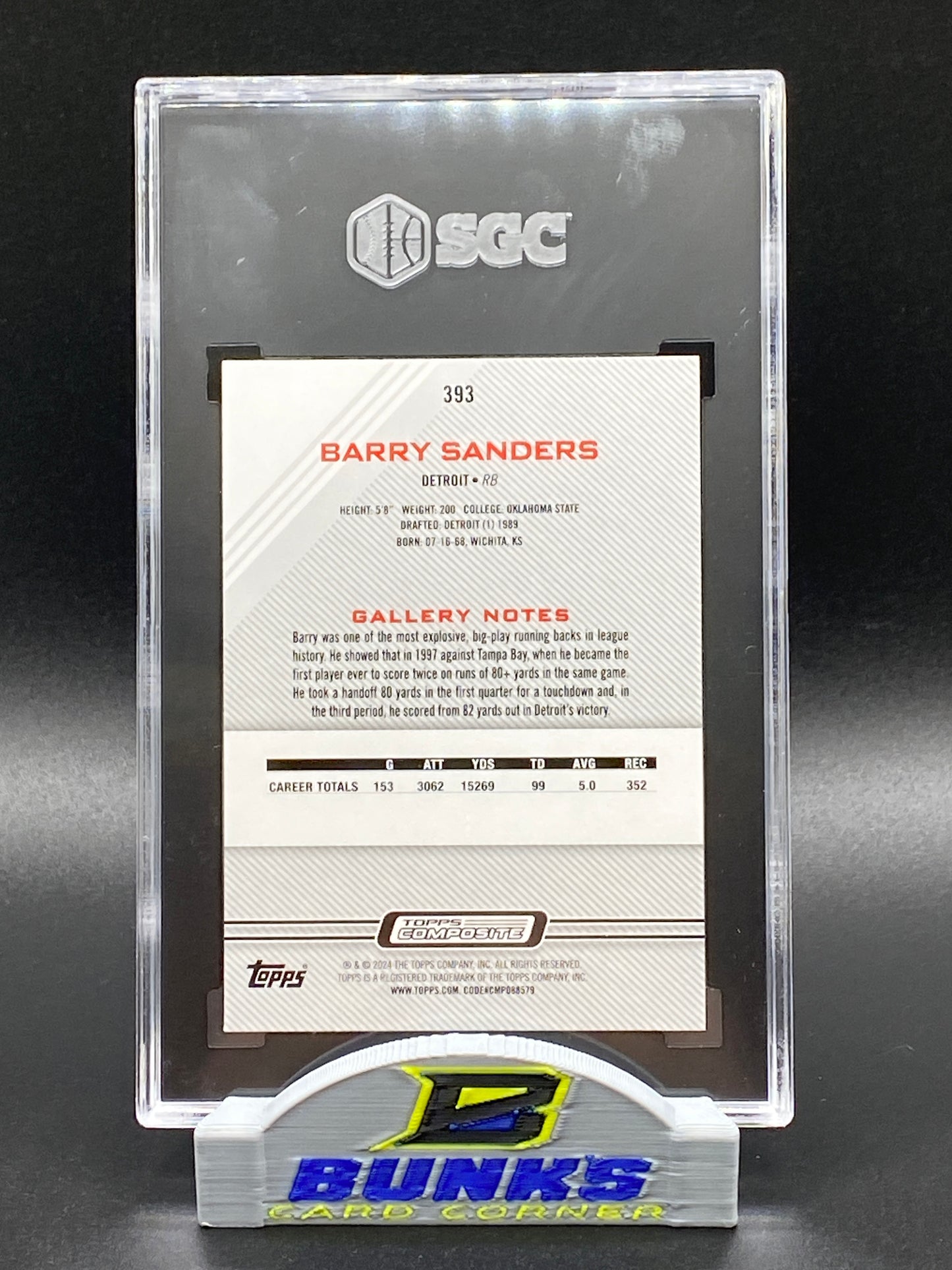 2023 Barry Sanders Rainbow Foilboard (Box B8)