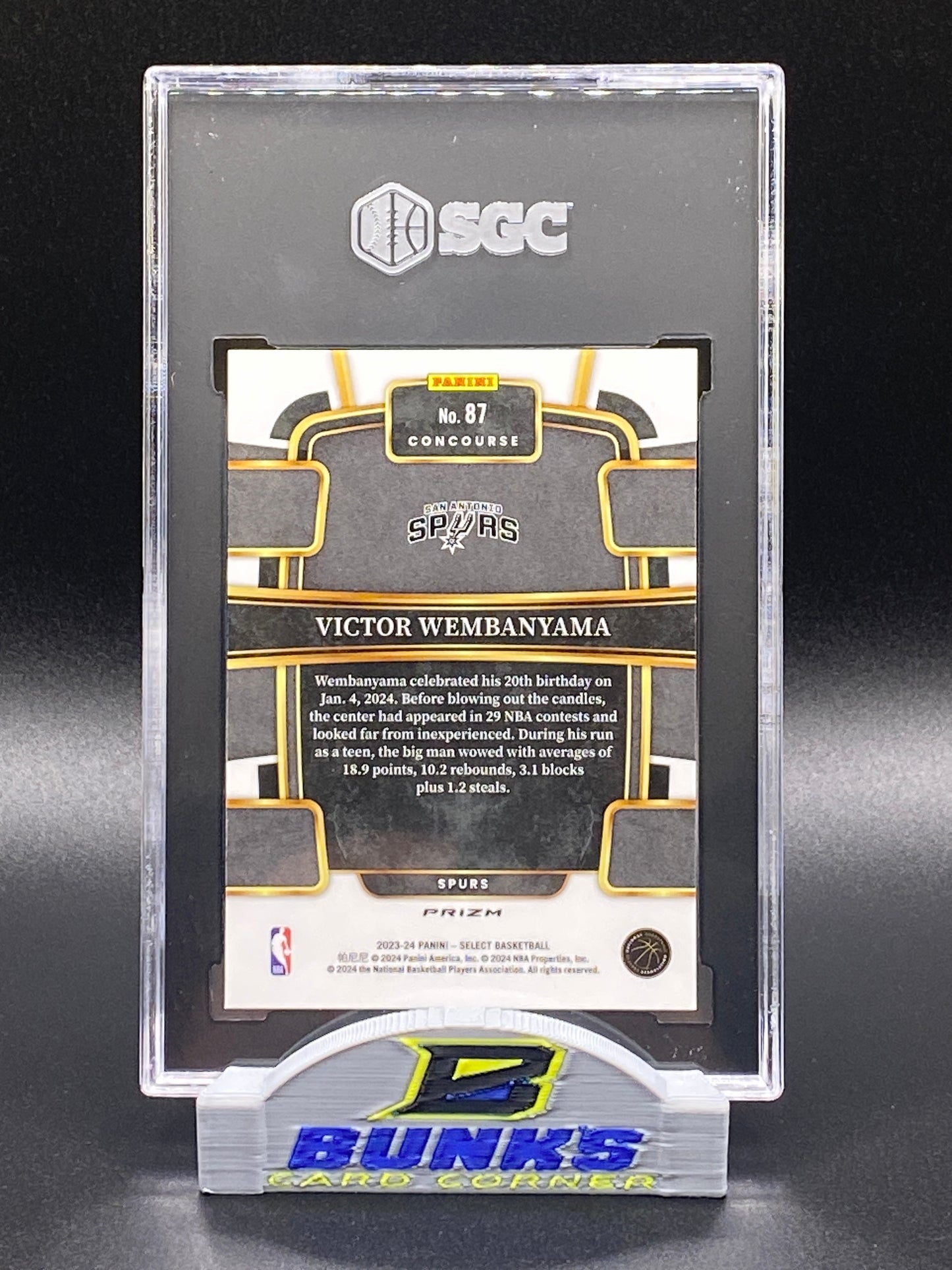 2023-24 Victor Wembanyama - Blue Prizm (Box B3)