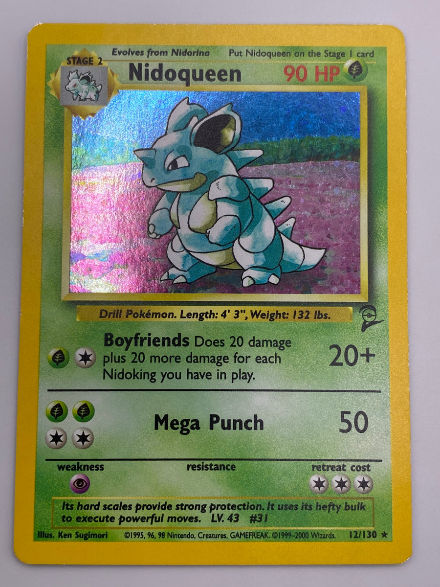 Nidoqueen Holo Base Set 2 LP