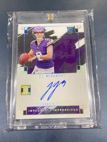 2024 JJ McCarthy Impeccable Impressions RC 25/49