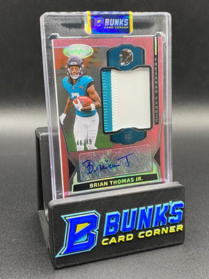 2024 Brian Thomas Jr. Auto Patch Rc Certified