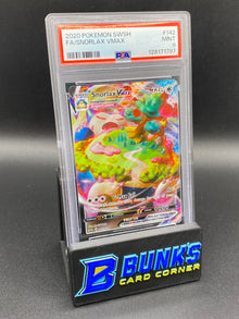 Snorlax Vmax Sword & Shield Base Set PSA 9