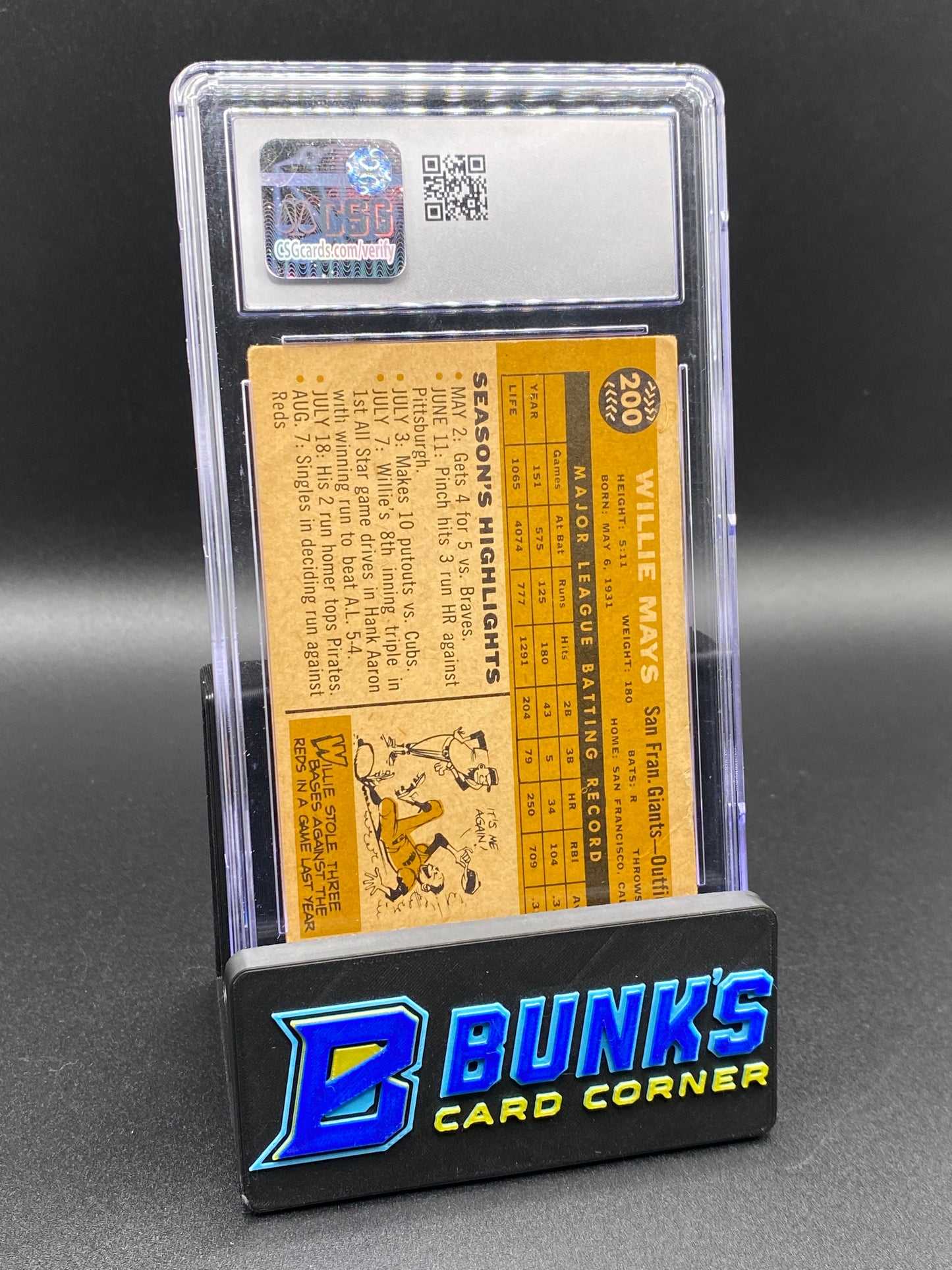 1960 Willie Mays CSG 2