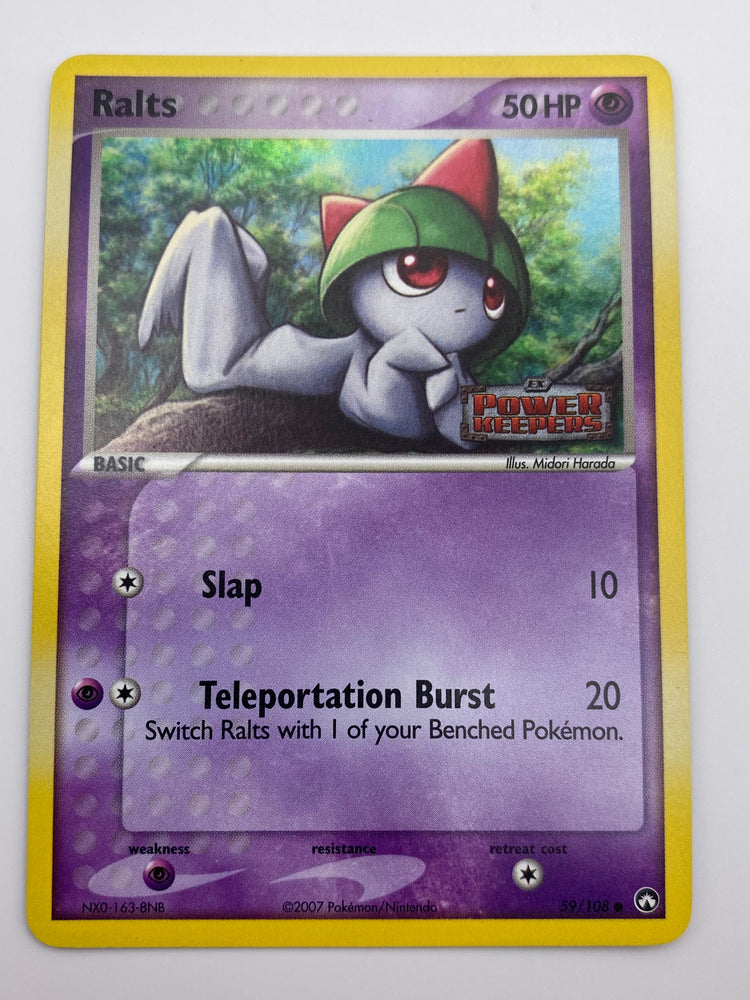 Ralts Reverse Holo Power Keepers NM