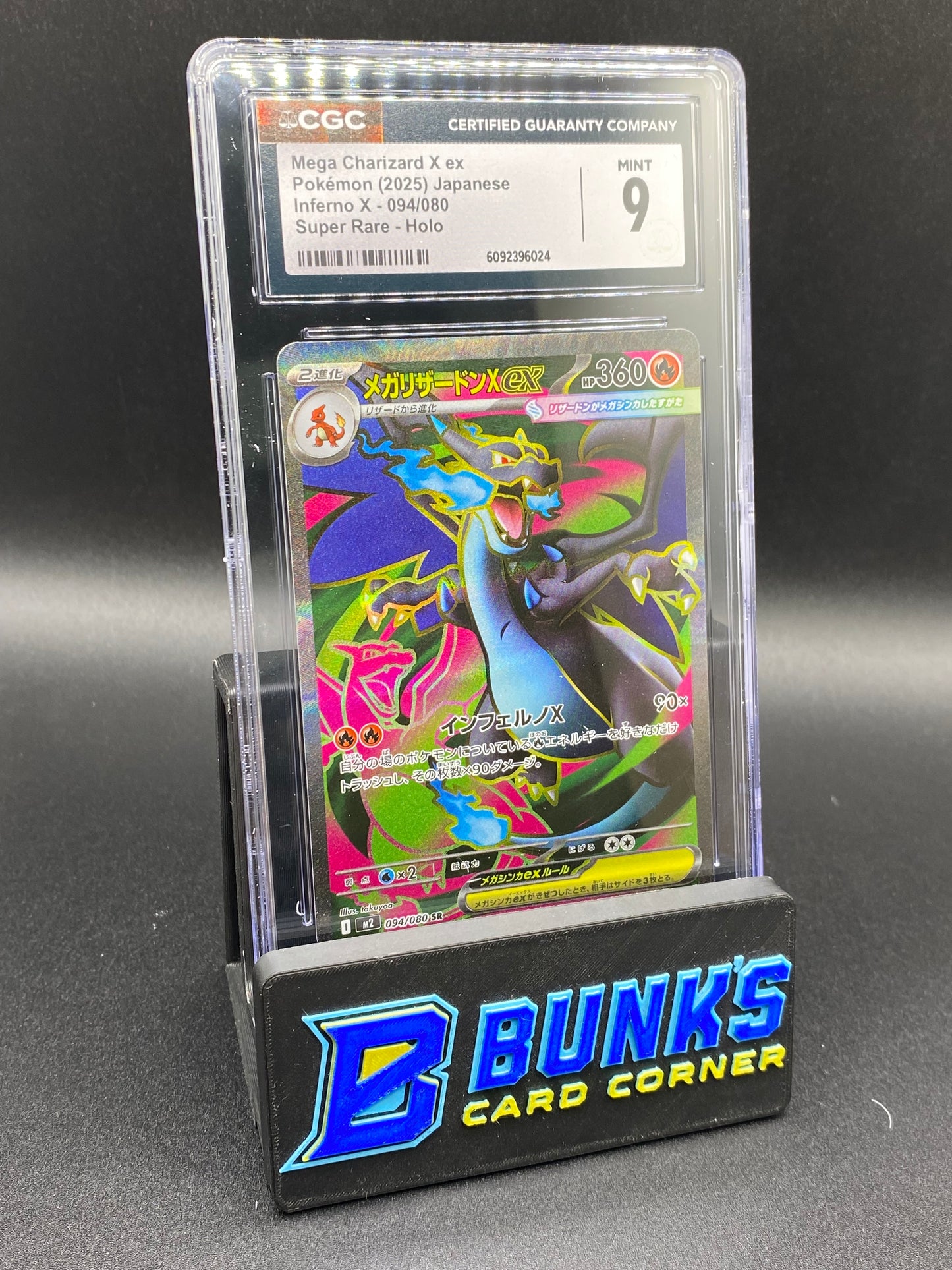 Mega Charizard X ex Super Rare Inferno X CGC 9