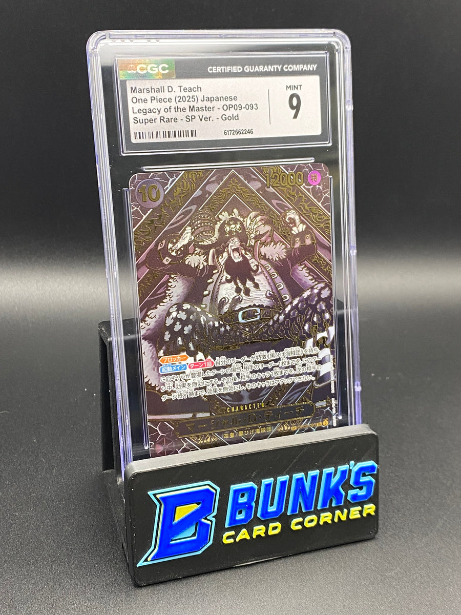 Marshall D. Teach Super Rare SP OP09-093 CGC 9