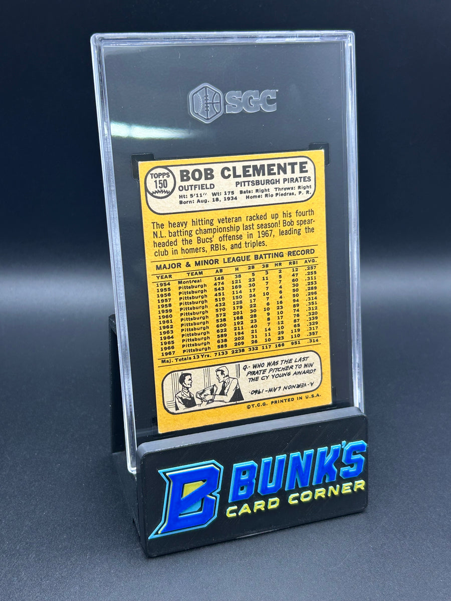 1968 Bob Clemente Topps SGC 5