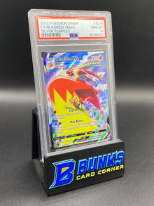 Blaziken Vmax Trainer Galley Silver Tempest PSA 10