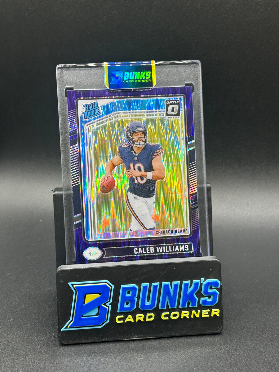 2024 Caleb Williams Donruss Optic Purple Prizm Shock RC