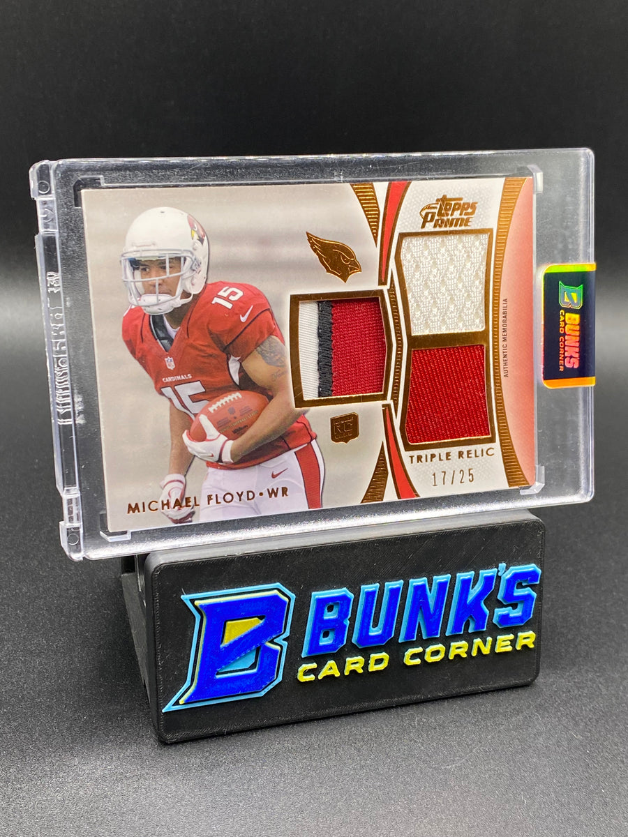 2012 Michael Floyd Topps Prime Patches Rc 17/25
