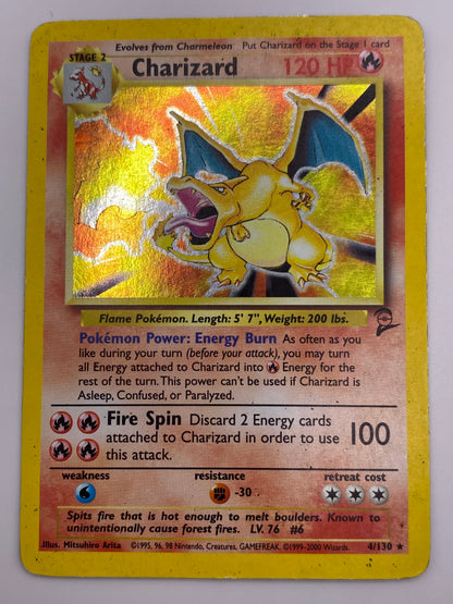 Charizard Holo Base Set 2 MP-HP