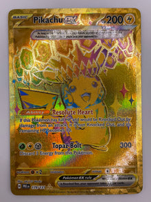 Pikachu ex Prismatic Evolutions Hyper Rare NM
