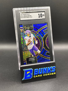 2023 Jordan Addison RC Blue Disco Prizm 19/25