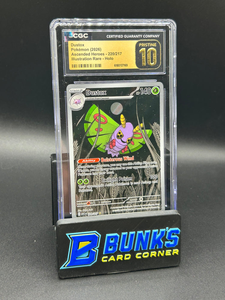 Dustox Illustration Rare Holo Ascended Heroes CGC Pristine 10