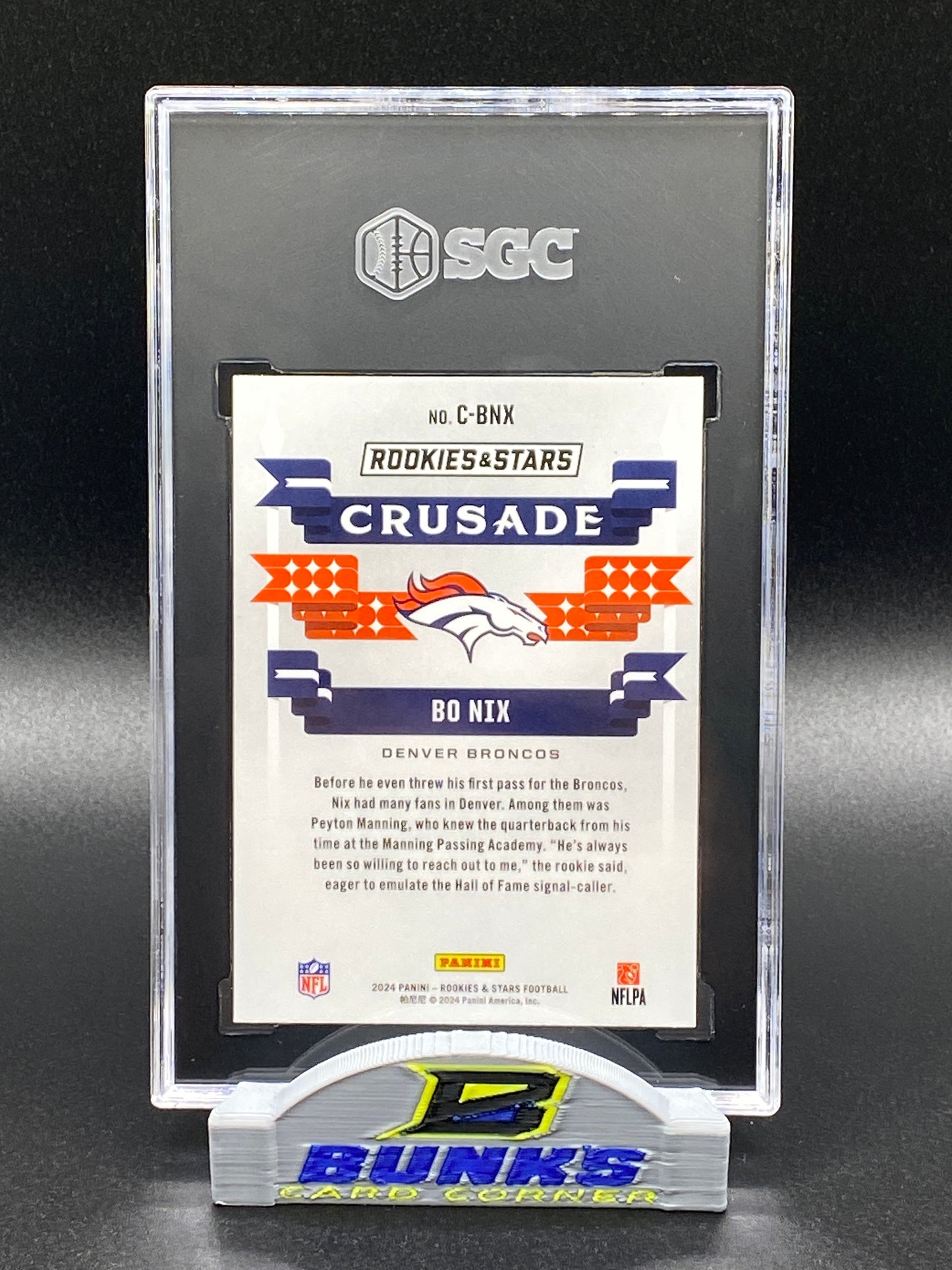 2024 Bo Nix Rookie Card Crusade (Box A1)