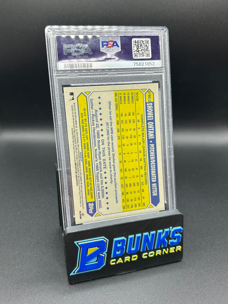 2022 Shohei Ohtani Topps Chrome Refractor PSA 10