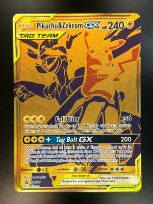 Pikachu & Zekrom Gx Tag Team Promo NM