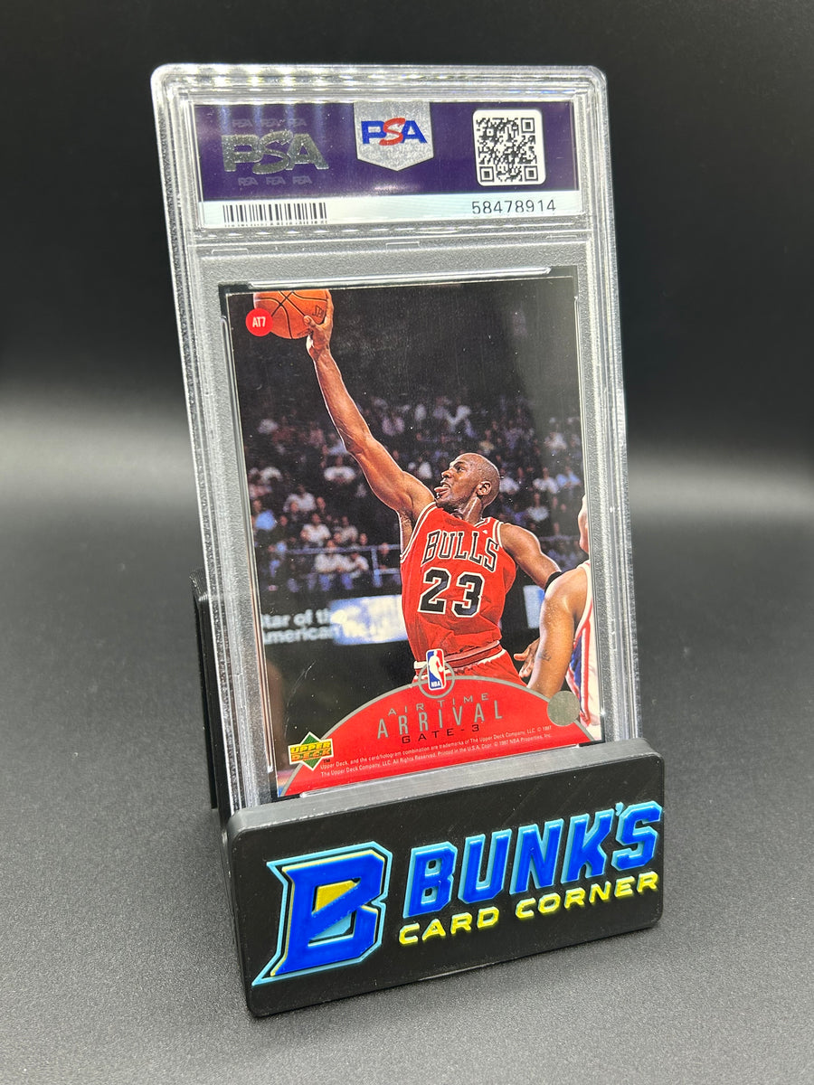 1997 Micheal Jordan Upper Deck Jordan Air Time PSA 9