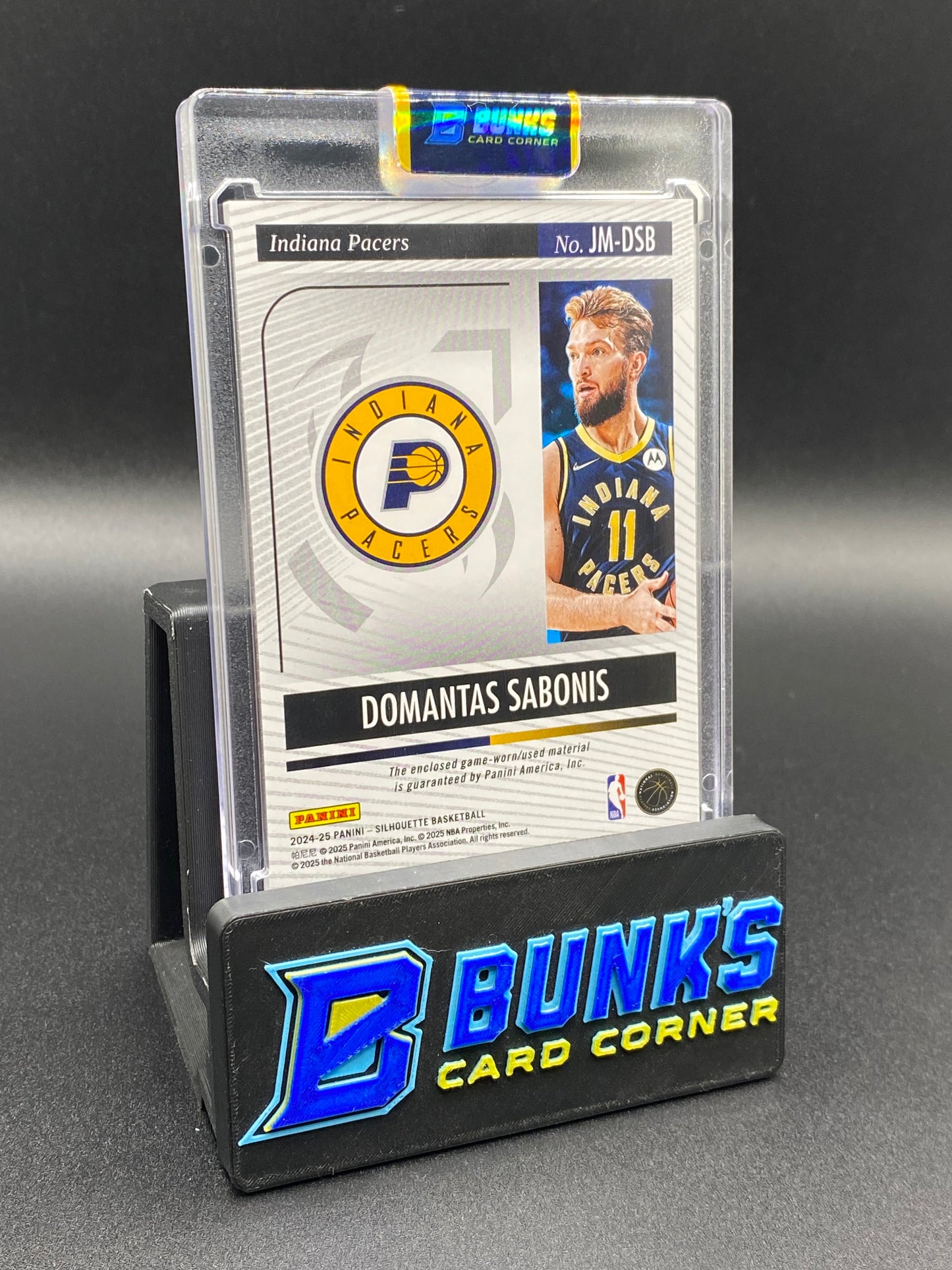 2024-25 Domantas Sabonis Game Used Jumbo Patch 29/49