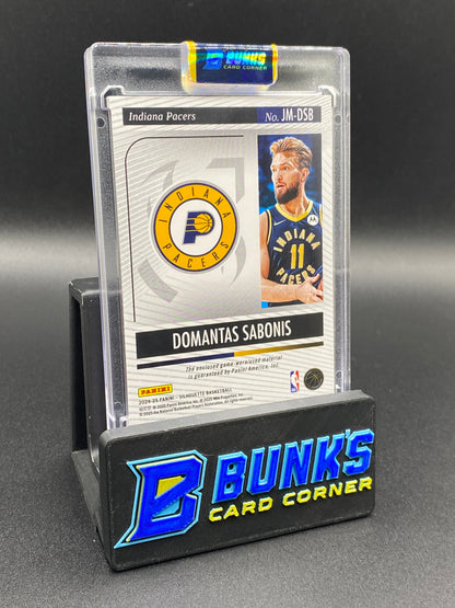 2024-25 Domantas Sabonis Game Used Jumbo Patch 29/49