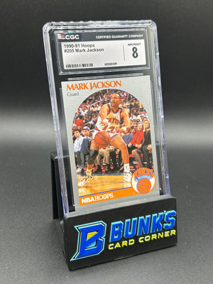 1990-91 Mark Johnson Hoops CGC 8