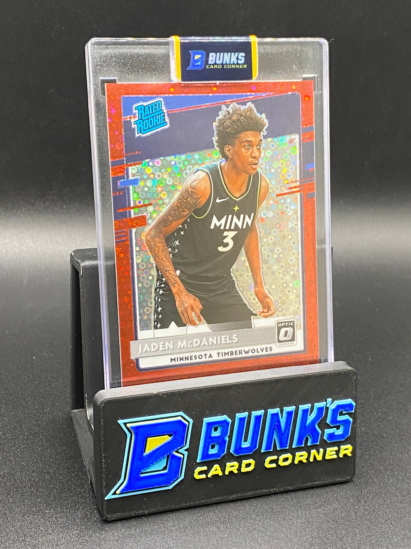 2021 Jaden McDaniels 68/85 Red Disco RR