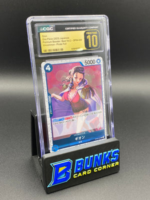 Gion Uncommon Pirate Foil OP06 CGC PRISTINE 10 Japanese