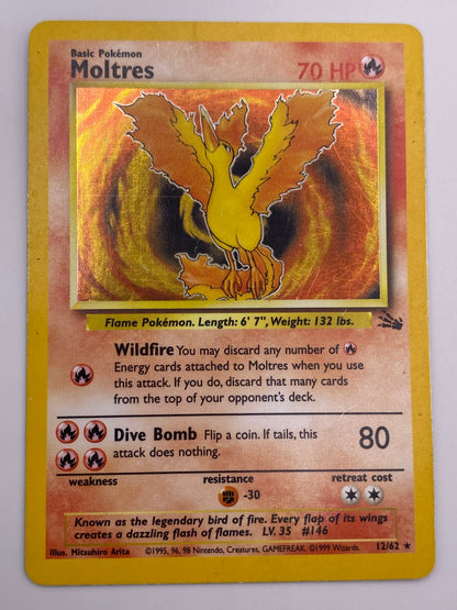 Moltres Holo Fossil HP