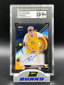2023-24 Austin Reaves AUTOGRAPHED Black Refractor 6/25 (Box B6)