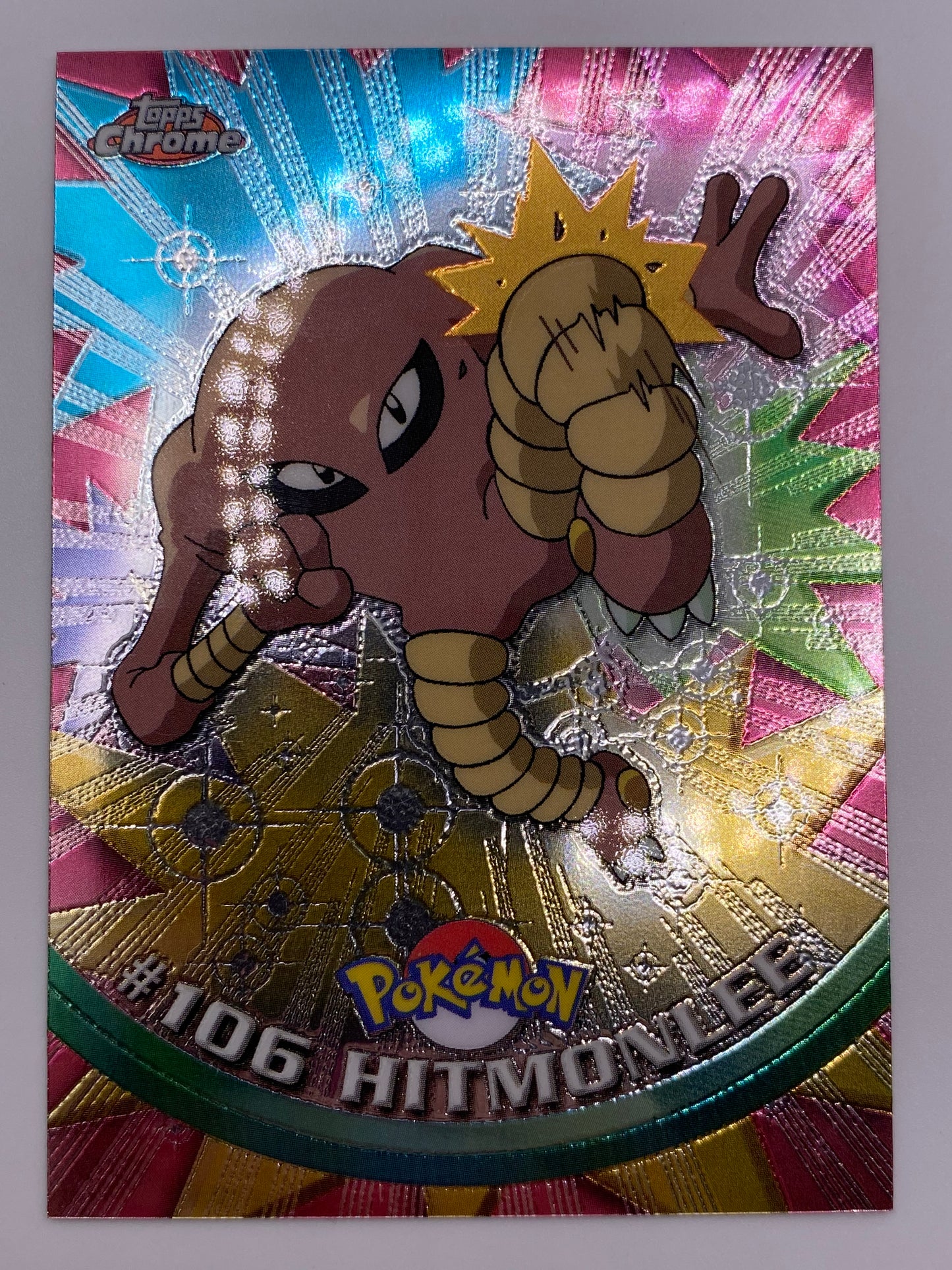 Hitmonlee Topps Chrome Holo NM
