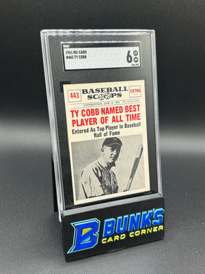 1961 Ty Cobb Nu-Card #443 SGC 6