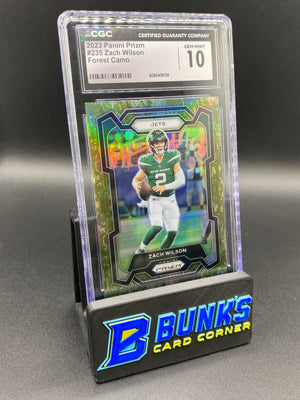 2023 Zach Wilson Forest Camo 3/15 CGC 10