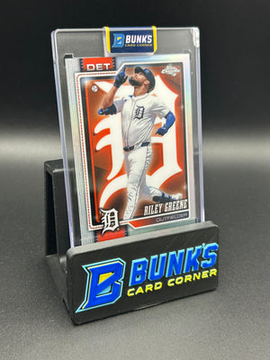 2026 Riley Greene Topps Chrome Lightboard Logo