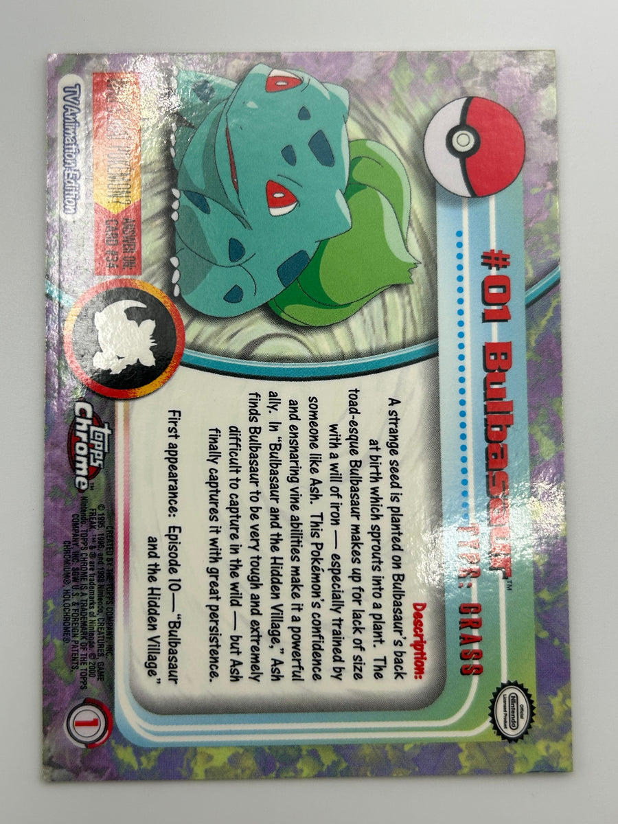 Bulbasaur Topps Chrome NM