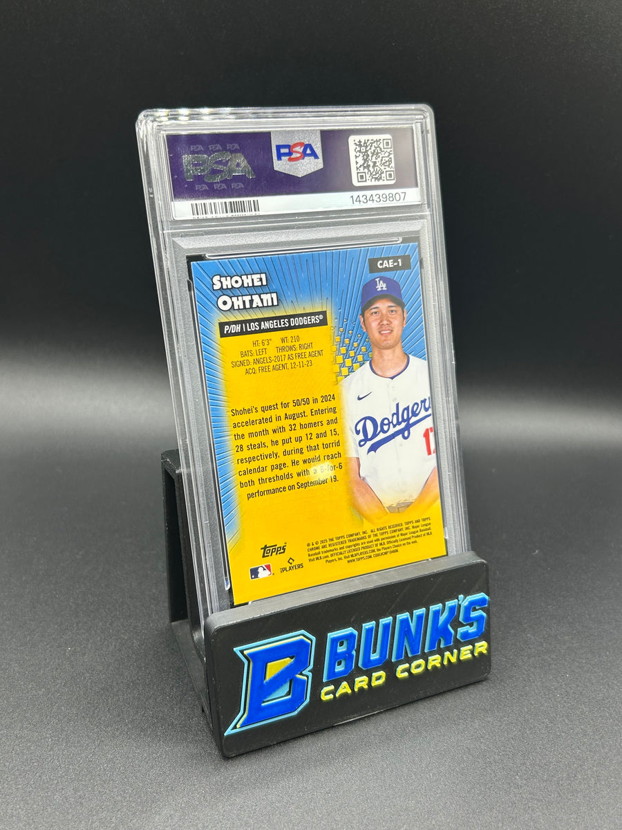 2025 Shohei Ohtani Topps Chrome All Etch PSA 2010