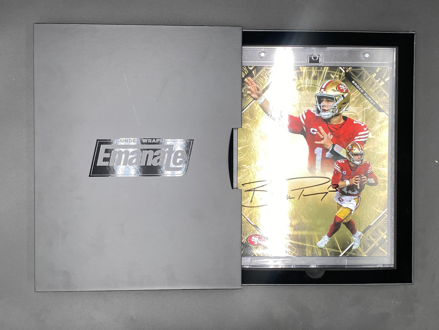 Brock Purdy Auto Under Wraps Emanate
