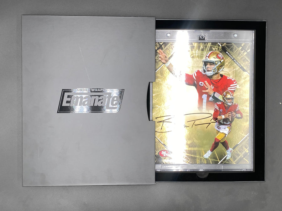 Brock Purdy Auto Under Wraps Emanate