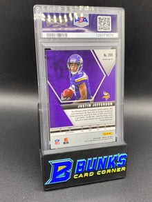 2020 Justin Jefferson Reactive Gold PSA 9 Rc