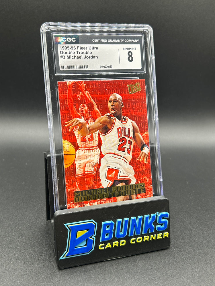 1995-96 Michael Jordan Fleer Ultra Double Trouble CGC 8