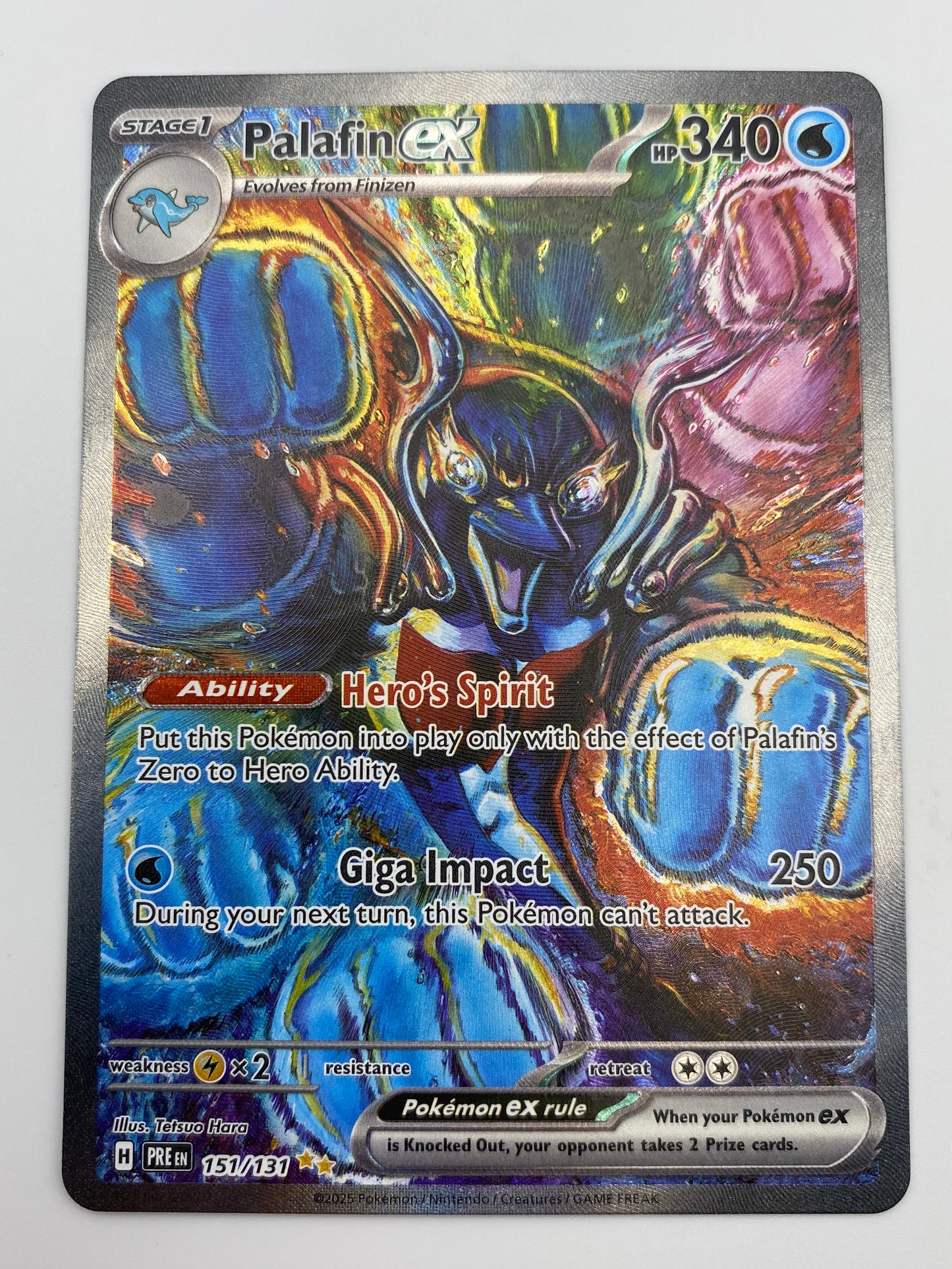 Palafin Ex SIR Prismatic Evolutions NM
