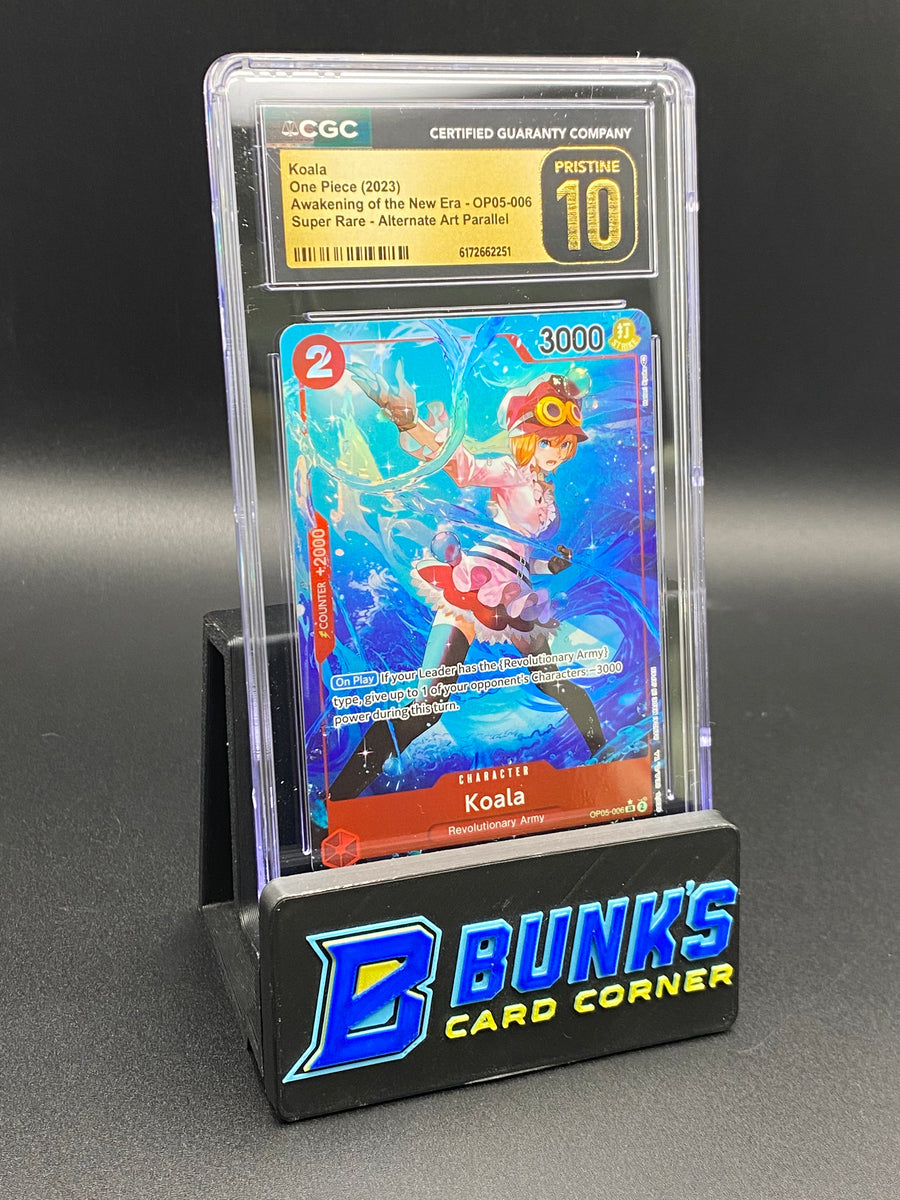 Koala Super Rare Alt Art Parallel OP05-006 CGC PRISTINE 10