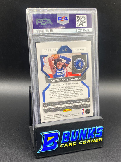 2021 Anthony Edwards Blue Fast Break PSA 9