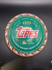 2025 Topps holiday tin baseball
